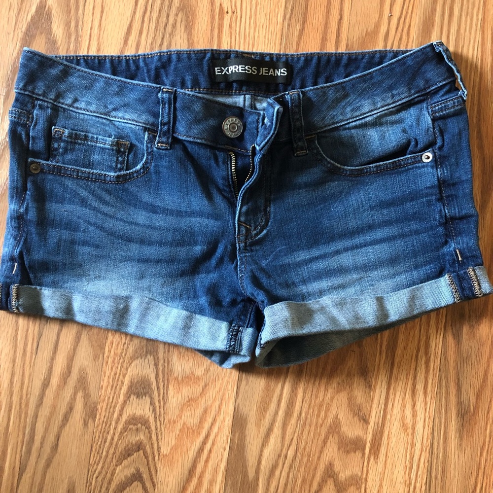 Express Denim Shorts